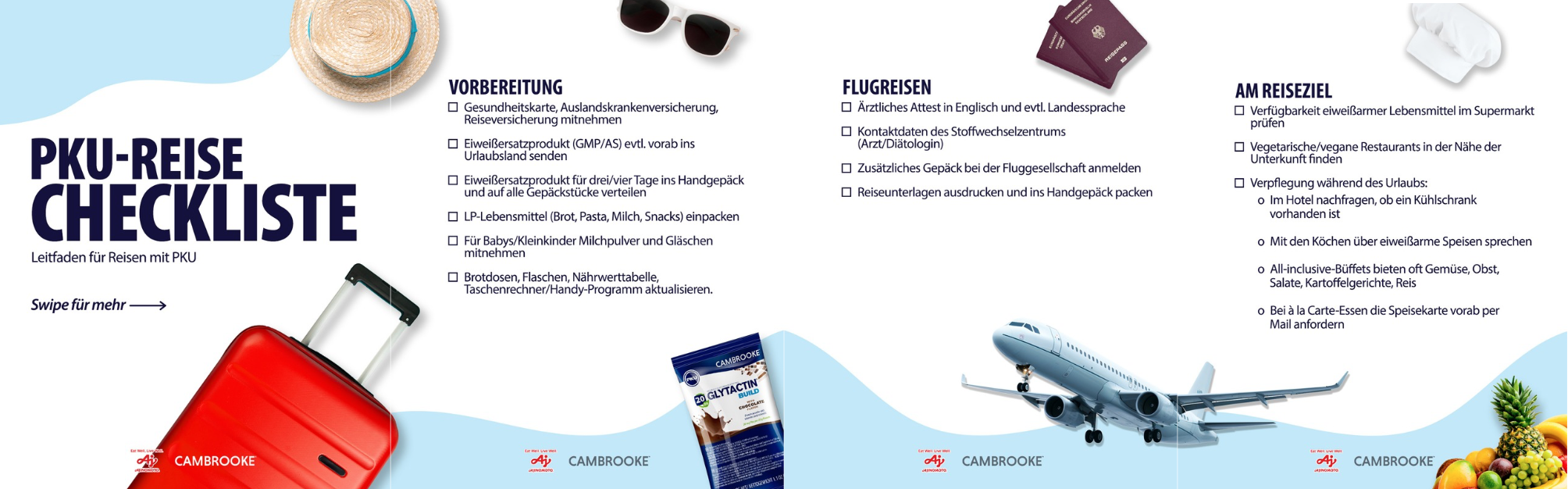 PKU-Reise-Checkliste
